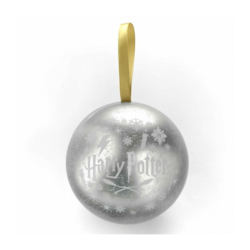 Pallina di Natale Harry Potter Argento Collana Tassorosso