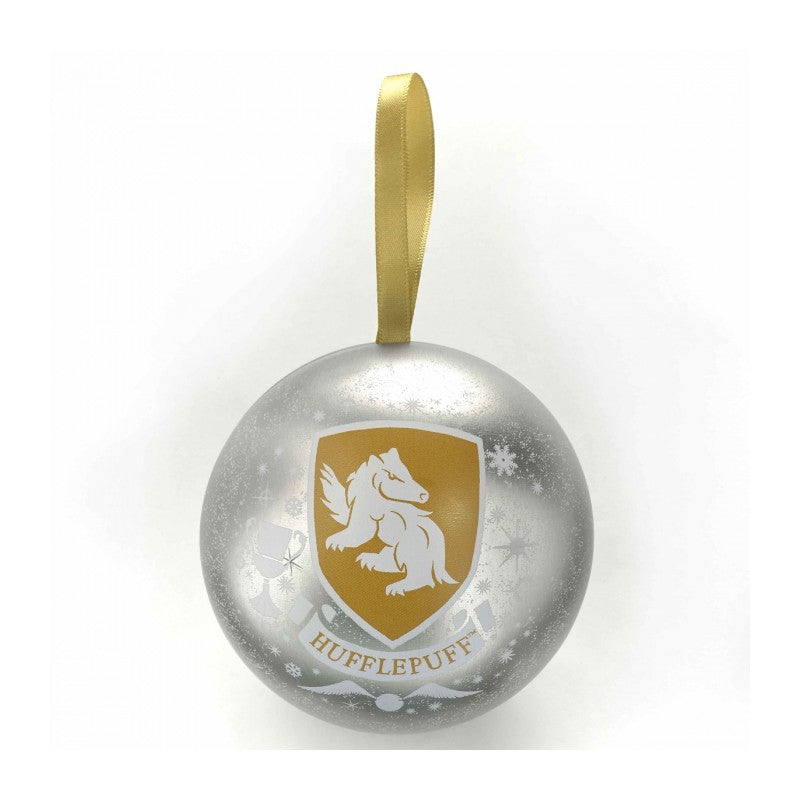 Pallina di Natale Harry Potter Argento Collana Tassorosso