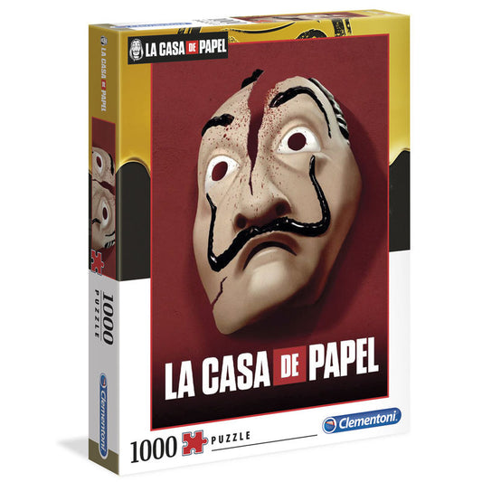 Puzzle La Casa di Carta Maschera Spaccata 1000pcs
