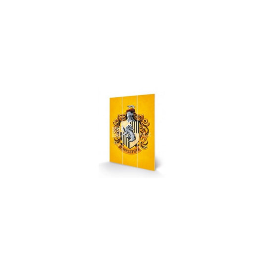 Quadro in legno Tassorosso Harry Potter