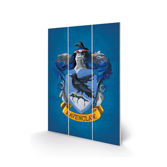 Quadro in legno Corvonero Harry Potter