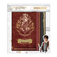 Set Agenda A5 Notebook Hogwarts + Penna Bacchetta