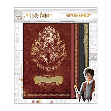 Set Agenda A5 Notebook Hogwarts + Penna Bacchetta