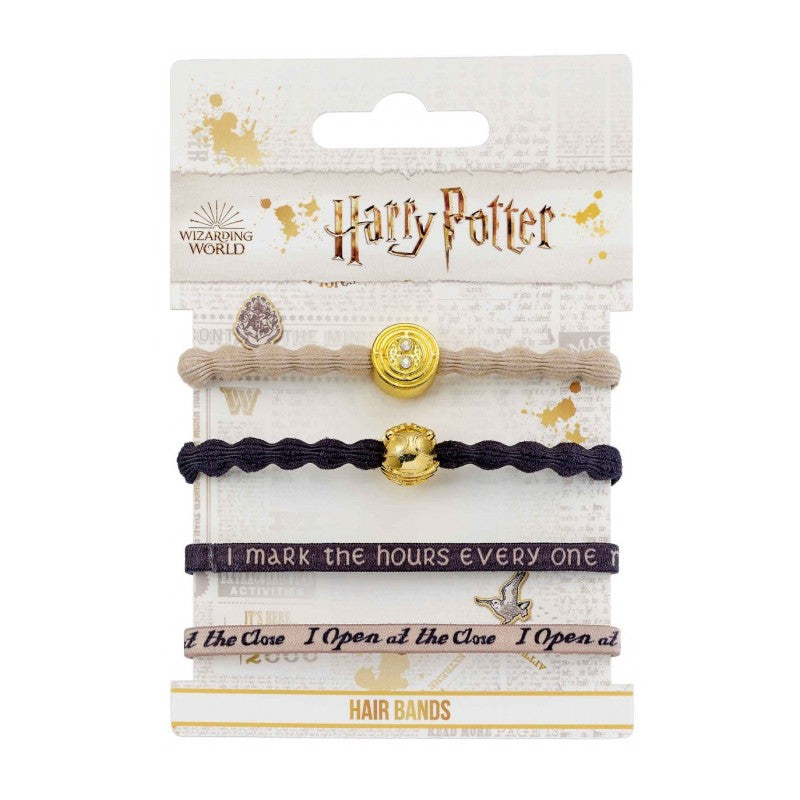 Set Elastici per capelli Harry Potter Giratempo e Boccino D'Oro