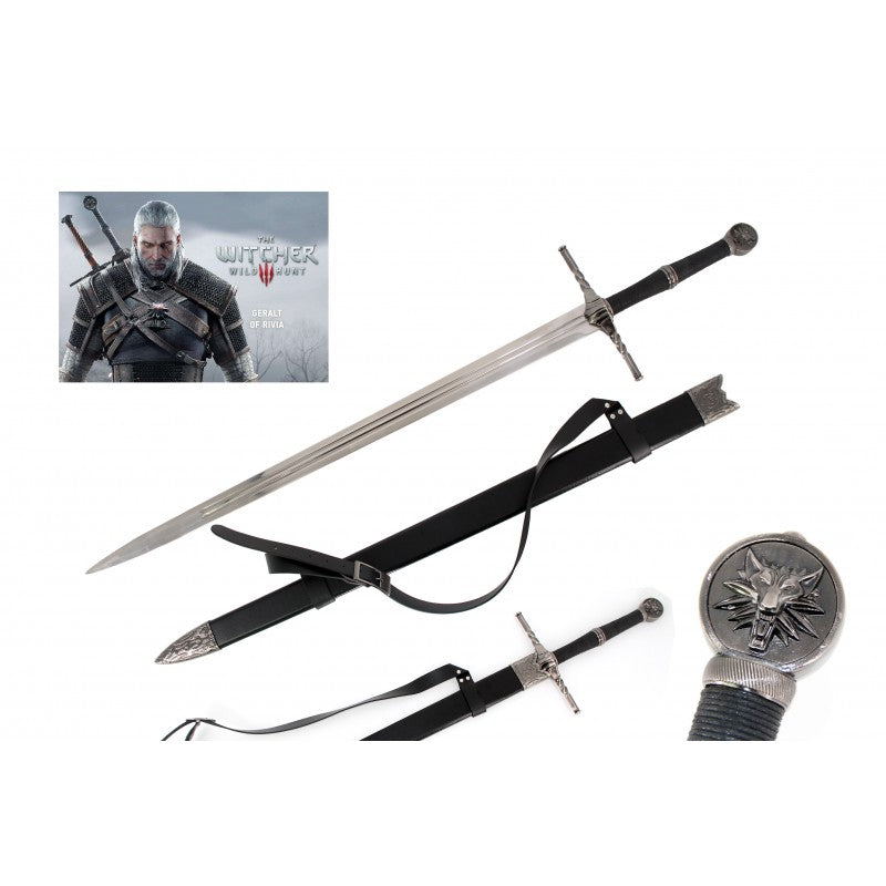 Spada di Geralt The Witcher Scuola del Lupo