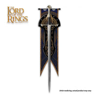LOTR Replica United Cutlery 1/1 Anduril: Sword of King Elessar Museum Collection Edition 134 cm Il Signore degli Anelli
