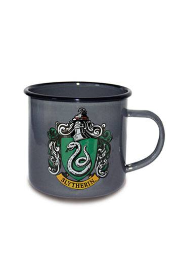 Tazza Harry Potter smaltata con logo Serpeverde Slytherin