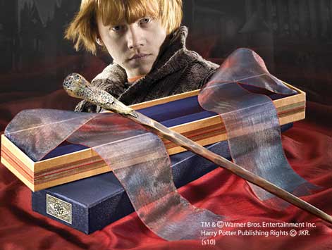 Bacchetta Ron Weasley Deluxe Harry Potter
